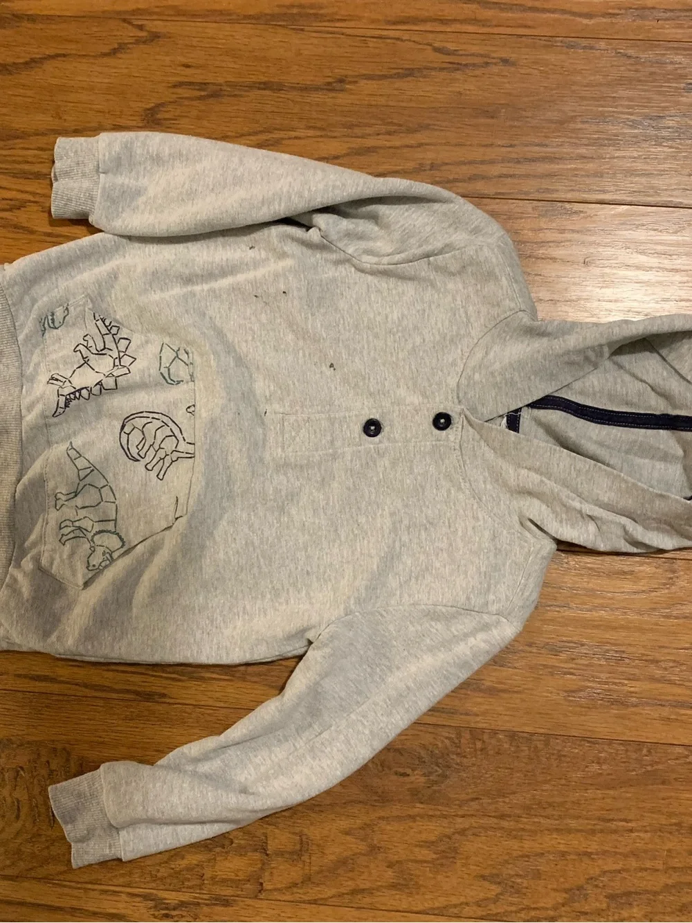 Reebok Light Green Kids' Hoodie with Logo